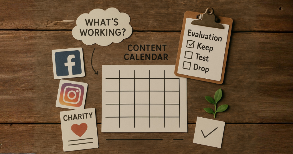 how to build a social media strategy for a charity