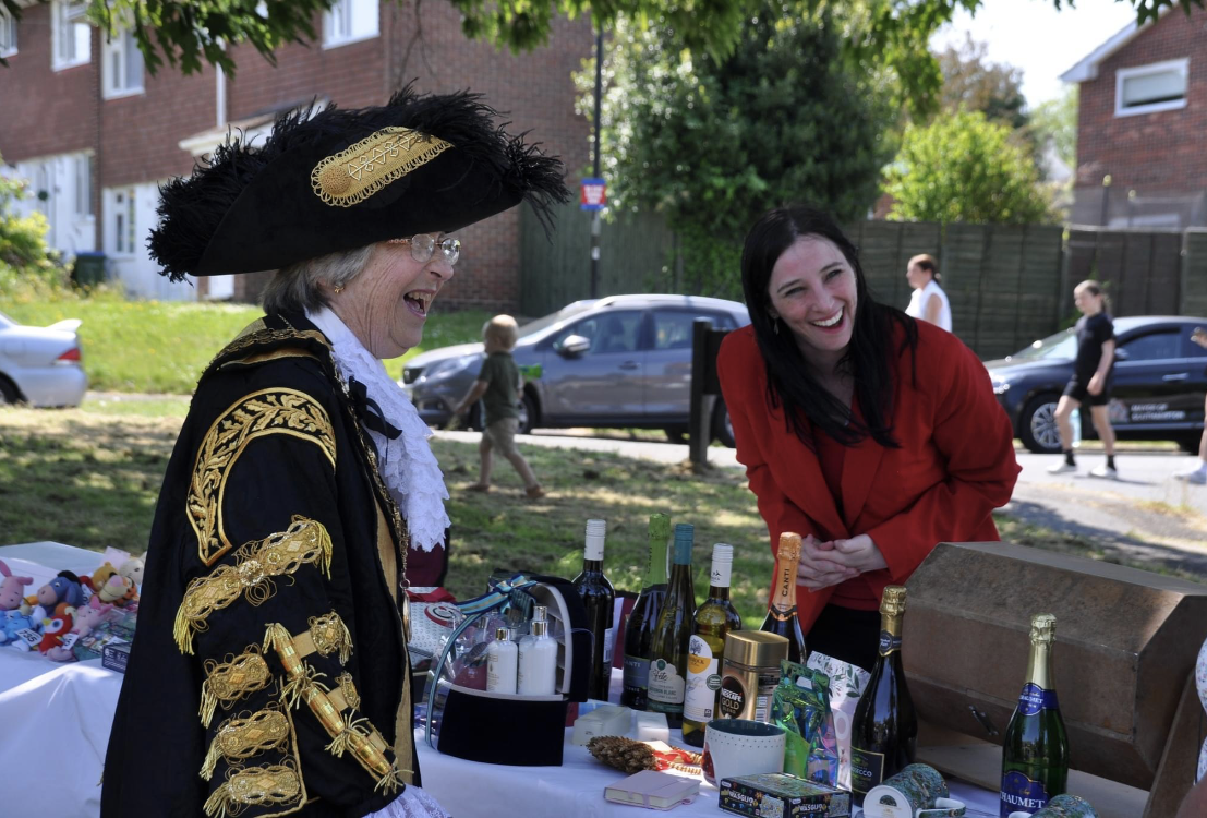Vicky volunteering in the community